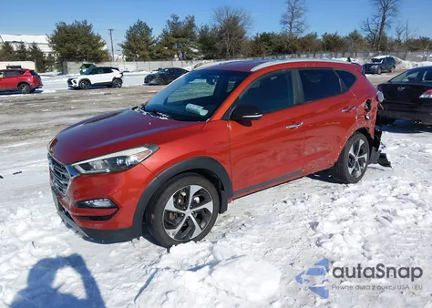 2017 Hyundai Tucson Limited from USA, damaged, VIN KM8J3CA21HU344420